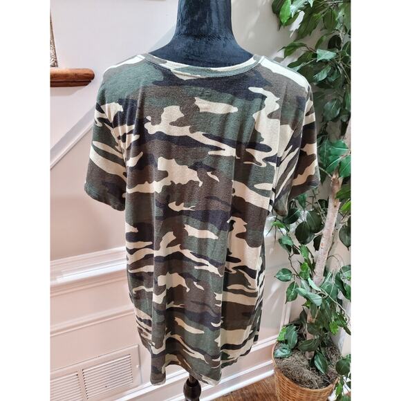 Ev 1 Women's Multicolor Cotton Short Sleeve V-Neck Pullover Top Blouse Size 3XL - Picture 6 of 11